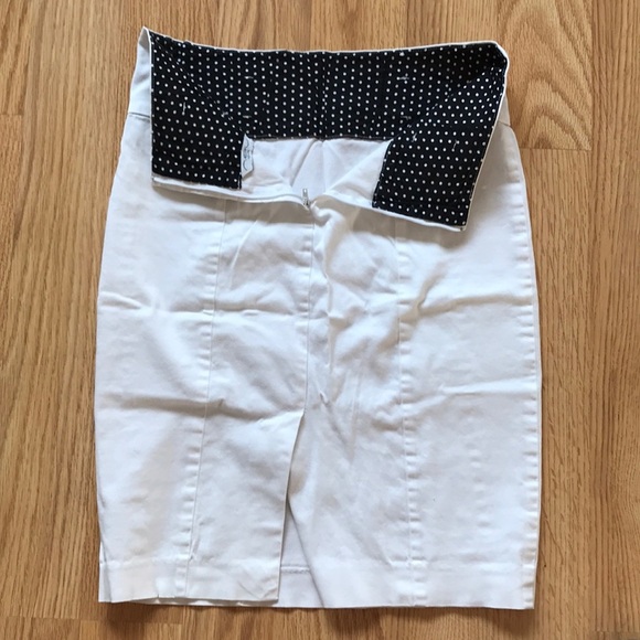White Pencil Skirt - Picture 3 of 4